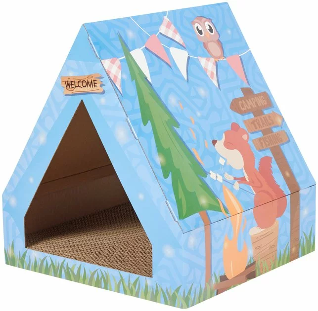 Frisco Tent Cardboard Cat House 3 Frisco Tent Cardboard Cat House