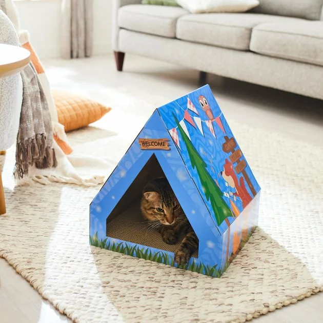 Frisco Tent Cardboard Cat House 6 Frisco Tent Cardboard Cat House - Image 4