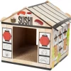 Frisco Sushi Shop Cardboard Cat House