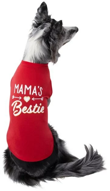 Frisco Mama's Bestie Dog & Cat T-Shirt 3 Frisco Mama's Bestie Dog & Cat T-Shirt