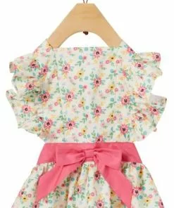 Frisco Dainty Pink Floral Dog & Cat Dress -The Frisco Store 312136 PT3. SY630 V1644533028