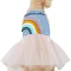 Frisco Rainbow Denim Dog & Cat Dress -The Frisco Store 312144 MAIN. SY630 V1644528697