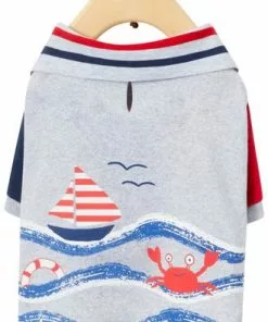 Frisco Nautical Polo Dog & Cat Shirt 12 Frisco Nautical Polo Dog & Cat Shirt -The Frisco Store 312160 PT3. SY630 V1644528707