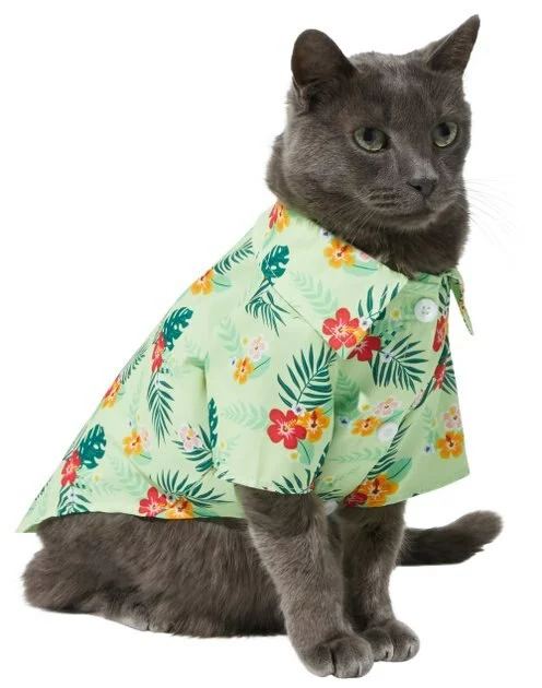 Frisco Hawaiian Floral Camp Dog & Cat Shirt 5 Frisco Hawaiian Floral Camp Dog & Cat Shirt - Image 3
