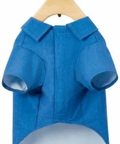 Frisco Chambray Pineapple Dog & Cat Shirt 16 Frisco Chambray Pineapple Dog & Cat Shirt -The Frisco Store 312192 PT5. SY630 V1644533262