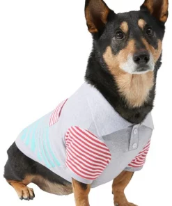 Frisco Striped Polo Dog & Cat Shirt