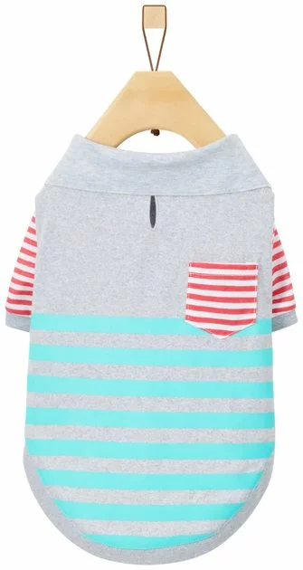 Frisco Striped Polo Dog & Cat Shirt 6 Frisco Striped Polo Dog & Cat Shirt - Image 4