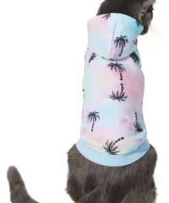 Frisco Palm Tree Dog & Cat Hoodie -The Frisco Store 312240 PT2. SY630 V1644881955