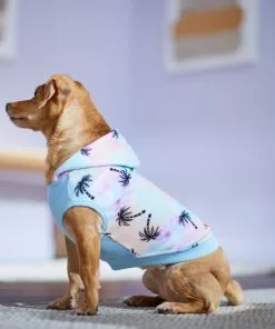 Frisco Palm Tree Dog & Cat Hoodie -The Frisco Store 312240 PT8. SY630 V1644881877