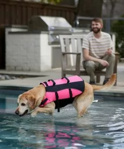 Frisco Ripstop Dog Life Jacket, Pink 17 Frisco Ripstop Dog Life Jacket, Pink -The Frisco Store 312379 PT8. SY630 V1649276826