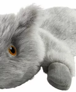 Frisco Fur Really Real Squirrel Plush Laying Squeaky Dog Toy