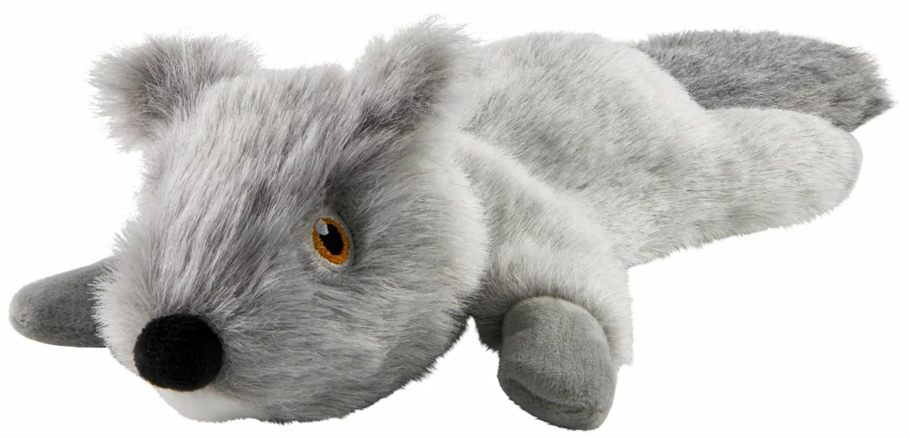 Frisco Fur Really Real Squirrel Plush Laying Squeaky Dog Toy 3 Frisco Fur Really Real Squirrel Plush Laying Squeaky Dog Toy