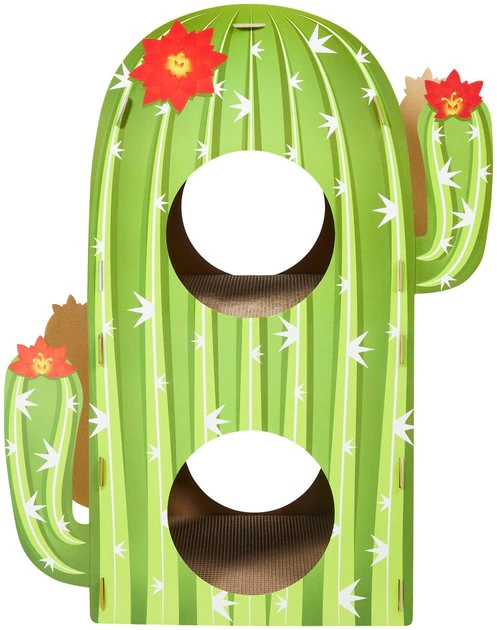 Frisco Cactus Cardboard Cat House, 2-Story 5 Frisco Cactus Cardboard Cat House, 2-Story - Image 3