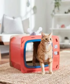 Frisco TV Set Cardboard Cat House 9 Frisco TV Set Cardboard Cat House -The Frisco Store 317731 PT3. SY630 V1642099409
