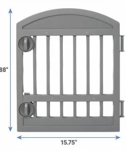Frisco 4-Panel Plastic Exercise Playpen, Gray + Dog Training & Potty Pads, 22 x 23-in, 150 count, Unscented -The Frisco Store 318958 PT3. SY630 V1630365418