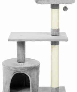 Frisco 61-in Faux Fur Tree & Condo, Gray + 38-in Cat Tree & Condo, Top Perch & Toy, Gray 16 Frisco 61-in Faux Fur Tree & Condo, Gray + 38-in Cat Tree & Condo, Top Perch & Toy, Gray -The Frisco Store 318964 PT5. SY630 V1630366324