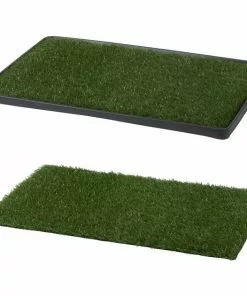Frisco Indoor Grass Potty, 30 x 20 in + Replacement Pad, 19 x 29 in