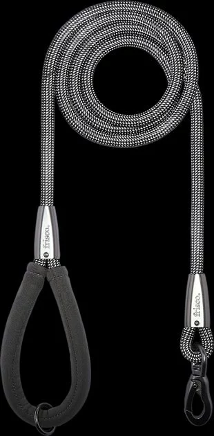 Frisco Outdoor Comfort Print Nylon Padded Collar, Large, Neck: 18 -26-in, Width: 1-in + Outdoor Ultra Reflective Rope Leash With Padded Handle, Stone Gray, 6 - ft 10 Frisco Outdoor Comfort Print Nylon Padded Collar, Large, Neck: 18 -26-in, Width: 1-in + Outdoor Ultra Reflective Rope Leash With Padded Handle, Stone Gray, 6 - ft - Image 8