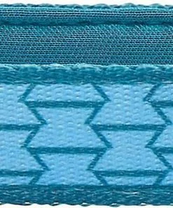 Frisco Outdoor Comfort Print Nylon Padded Collar, Medium - Neck: 14-20-in, Width: 3/4-in + Outdoor Ultra Reflective Rope Leash With Padded Handle, Bayou Teal, 6 - ft -The Frisco Store 319076 PT2. SY630 V1631142694