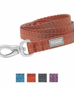 Frisco Outdoor Heathered Nylon Collar, Flamepoint Orange, Large, Neck: 18 -26-in, Width: 1-in + Dog Leash, Flamepoint Orange, Large - Length: 6-ft, Width: 1-in -The Frisco Store 319118 PT5. SY630 V1631149281