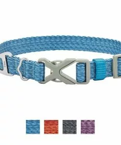 Frisco Outdoor Heathered Nylon Collar, River Blue, Large, Neck: 18 -26-in, Width: 1-in + Dog Leash, River Blue, Large - Length: 6-ft, Width: 1-in -The Frisco Store 319134 PT1. SY630 V1631138183