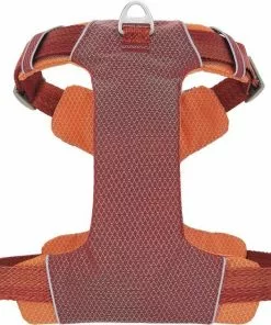 Frisco Outdoor Lightweight Ripstop Nylon Harness, Flamepoint Orange, Extra Large, Neck: 22 to 34-in, Girth: 32 to 44-in + Heathered Dog Leash, Flamepoint Orange, Large - Length: 6-ft, Width: 1-in -The Frisco Store 319148 PT2. SY630 V1631138196