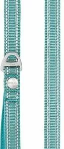 Frisco Outdoor Nylon Reflective Comfort Padded Collar, Bayou Teal, Extra Small, Neck: 8-12-in, Width: 5/8th-in + Dog Leash, Bayou Teal, Small - Length: 6-ft, Width: 5/8-in -The Frisco Store 319212 PT6. SY630 V1631161617