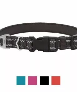 Frisco Outdoor Nylon Reflective Comfort Padded Collar, Midnight Black, SM - Neck: 10-14-in, Width: 5/8-in + Dog Leash, Midnight Black, SM - Length: 6-ft, Width: 5/8-in 12 Frisco Outdoor Nylon Reflective Comfort Padded Collar, Midnight Black, SM - Neck: 10-14-in, Width: 5/8-in + Dog Leash, Midnight Black, SM - Length: 6-ft, Width: 5/8-in -The Frisco Store 319232 PT1. SY630 V1631156170