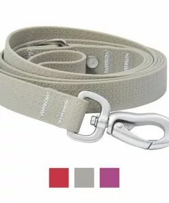 Frisco Outdoor Solid Textured Waterproof Stink Proof PVC Collar, Storm Gray, Medium - Neck: 14½20-in, Width: 3/4-in + Dog Leash, Storm Gray, Medium - Length: 6-ft, Width: 3/4-in 15 Frisco Outdoor Solid Textured Waterproof Stink Proof PVC Collar, Storm Gray, Medium - Neck: 14½20-in, Width: 3/4-in + Dog Leash, Storm Gray, Medium - Length: 6-ft, Width: 3/4-in -The Frisco Store 319352 PT5. SY630 V1631137869