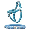 Frisco Outdoor Two Tone Waterproof Stinkproof PVC Harness, River Blue, Large, Neck: 19 to 27-in, Girth: 23 to 36-in + Dog Collar, River Blue, Large, Neck: 18 ½- 26-in, Width: 1-in -The Frisco Store 319390 MAIN. SY630 V1631140886