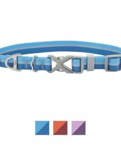 Frisco Outdoor Two Tone Waterproof Stinkproof PVC Harness, River Blue, Medium, Neck: 16 to 22-in, Girth: 19 to 29-in + Dog Collar, River Blue, Medium - Neck: 14½-20-in, Width: 3/4-in -The Frisco Store 319392 PT5. SY630 V1631153497
