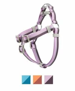 Frisco Outdoor Two Tone Waterproof Stinkproof PVC Harness, Shadow Purple, Medium, Neck: 16 to 22-in, Girth: 19 to 29-in + Dog Collar, Boysenberry Purple, Medium - Neck: 14½-20-in, Width: 3/4-in -The Frisco Store 319402 PT1. SY630 V1631158570