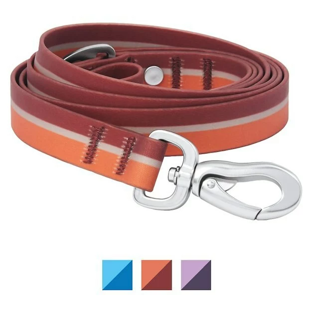 Frisco Outdoor Two Toned Waterproof Stink Proof PVC Collar, Flamepoint Orange, Medium - Neck: 14½20-in, Width: 3/4-in + Dog Leash, Sunset Orange, Medium - Length: 6-ft, Width: 3/4-in 8 Frisco Outdoor Two Toned Waterproof Stink Proof PVC Collar, Flamepoint Orange, Medium - Neck: 14½20-in, Width: 3/4-in + Dog Leash, Sunset Orange, Medium - Length: 6-ft, Width: 3/4-in - Image 6