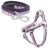 Frisco Outdoor Two Toned Waterproof Stink Proof PVC Leash, Boysenberry Purple, Small - Length: 6-ft, Width: 5/8-in + Dog Harness, Shadow Purple, Small, Neck: 14 to 19-in, Girth: 16 to 23-in -The Frisco Store 319438 MAIN. SY630 V1631161621