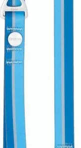 Frisco Outdoor Two Toned Waterproof Stink Proof PVC Leash, River Blue, Large - Length: 6-ft, Width: 1-in + Dog Harness, River Blue, Large, Neck: 19 to 27-in, Girth: 23 to 36-in -The Frisco Store 319440 PT2. SY630 V1631148075