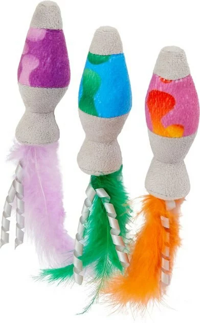 Frisco Retro Game Over Scratcher Toy + Retro Lava Lamp Plush Cat Toy with Catnip, 3 count 7 Frisco Retro Game Over Scratcher Toy + Retro Lava Lamp Plush Cat Toy with Catnip, 3 count - Image 5