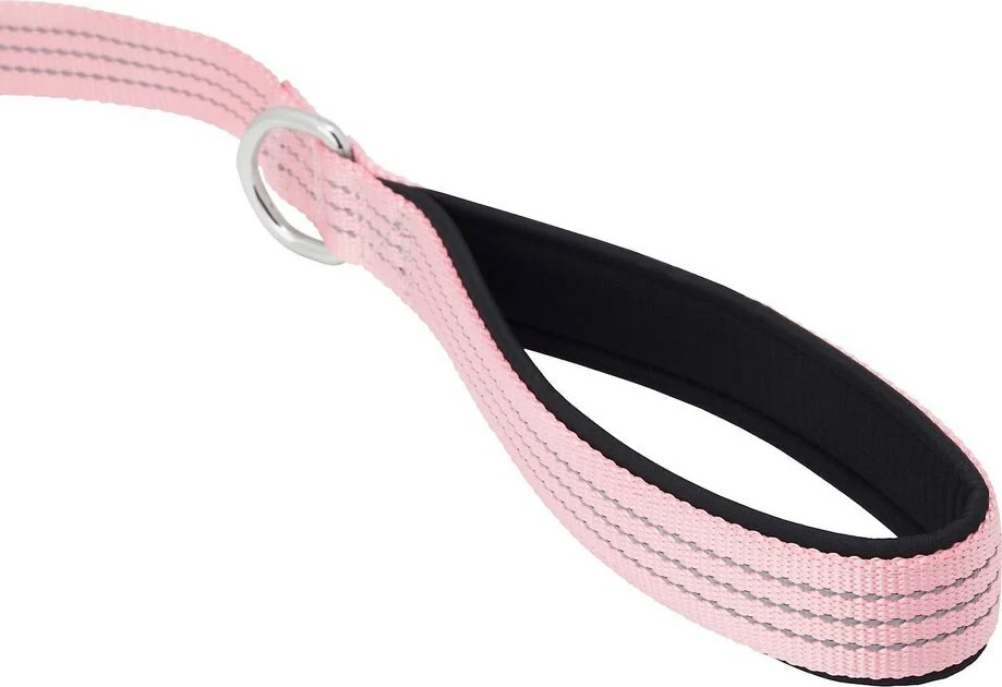 Frisco Traffic Leash with Padded Handles & Poop Bag Dispenser, Pink, Length: 4-ft, Width: 1-in + Refill Dog Poop Bags, Scented, 120 count 6 Frisco Traffic Leash with Padded Handles & Poop Bag Dispenser, Pink, Length: 4-ft, Width: 1-in + Refill Dog Poop Bags, Scented, 120 count - Image 4