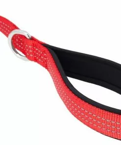 Frisco Traffic Leash with Padded Handles & Poop Bag Dispenser, Red, Length: 4-ft, Width: 1-in + Refill Dog Poop Bags, Scented, 120 count -The Frisco Store 319522 PT3. SY630 V1630625802