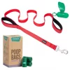 Frisco Traffic Leash with Padded Handles & Poop Bag Dispenser, Red, Length: 6ft, Width: 1-in + Refill Dog Poop Bags, Scented, 120 count -The Frisco Store 319524 MAIN. SY630 V1630628814