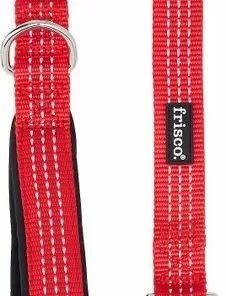 Frisco Traffic Leash with Padded Handles & Poop Bag Dispenser, Red, Length: 6ft, Width: 1-in + Refill Dog Poop Bags, Scented, 120 count -The Frisco Store 319524 PT2. SY630 V1630626970