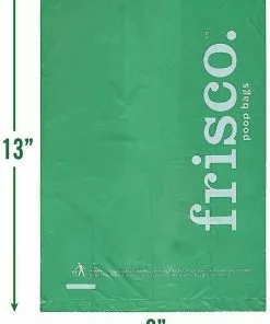 Frisco Traffic Leash with Padded Handles & Poop Bag Dispenser, Red, Length: 6ft, Width: 1-in + Refill Dog Poop Bags, Scented, 120 count -The Frisco Store 319524 PT6. SY630 V1630627897