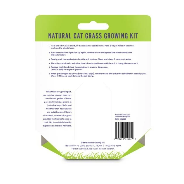 Frisco Natural Cat Grass Growing Kit 7 Frisco Natural Cat Grass Growing Kit - Image 5