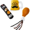 Frisco Dad's Essentials Plush Cat Toy with Catnip, 3 count -The Frisco Store 327031 MAIN. SY630 V1648667220