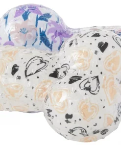 Frisco Mother's Day TPR Bone Squeaky Dog Toy, 2 count