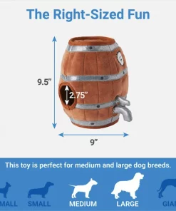 Frisco Beer & Keg Plush Squeaky Dog Toy, 4 count 8 Frisco Beer & Keg Plush Squeaky Dog Toy, 4 count -The Frisco Store 327047 PT2. SY630 V1648563981