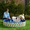 Frisco Outdoor Dog Swimming Pool, Hawaiian Print