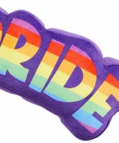 Frisco Pride Plush with Rope Squeaky Dog Toy