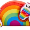 Frisco Pride Rainbow Hide & Seek Puzzle Plush Squeaky Dog Toy