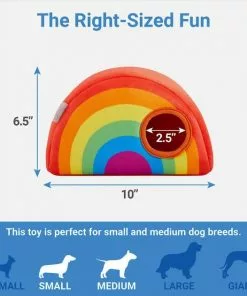 Frisco Pride Rainbow Hide & Seek Puzzle Plush Squeaky Dog Toy -The Frisco Store 331673 PT1. SY630 V1649784998