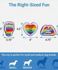 Frisco Pride Rainbow Hide & Seek Puzzle Plush Squeaky Dog Toy -The Frisco Store 331673 PT2. SY630 V1649785282